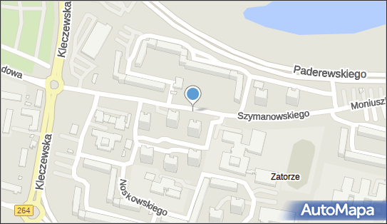 1 miejsce, Karola Szymanowskiego, Konin 62-510 - Parking dla niepełnosprawnych