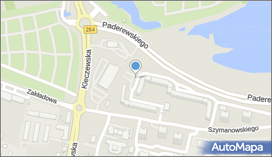 1 miejsce, Feliksa Nowowiejskiego, Konin 62-500 - Parking dla niepełnosprawnych
