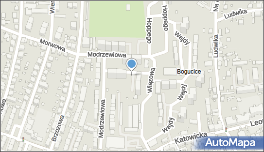 1 miejsce, Modrzewiowa, Katowice 40-171 - Parking dla niepełnosprawnych