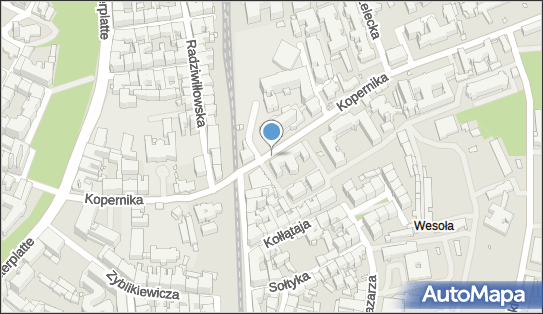 1 miejsce, Kopernika Mikołaja 15, Kraków 31-501 - Parking dla niepełnosprawnych