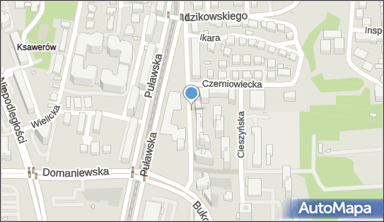 1 miejsce, Czerniowiecka 9a, Warszawa 02-705 - Parking dla niepełnosprawnych