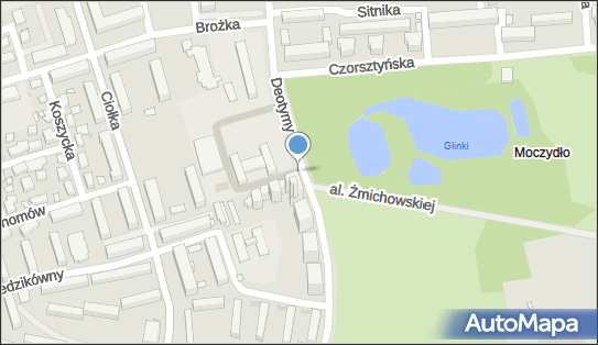 1 miejsce, Deotymy 19/21, Wola - Parking dla niepełnosprawnych