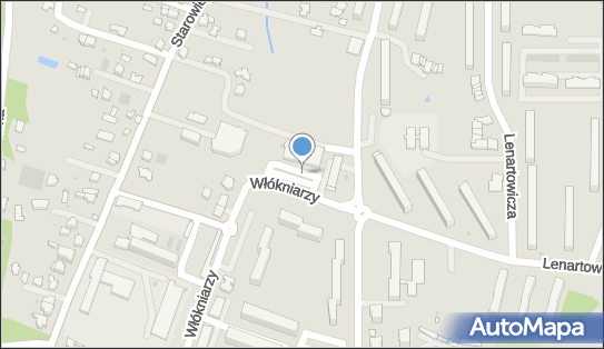 1 miejsce, Włókniarzy 39, Andrychów - Parking dla niepełnosprawnych