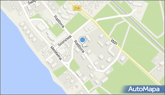 1 miejsce, Ratibora 65, Jastarnia 84-140 - Parking dla niepełnosprawnych