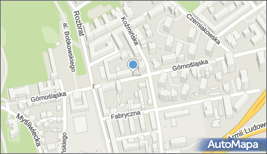 1 miejsce, Górnośląska 8, Warszawa 00-432 - Parking dla niepełnosprawnych