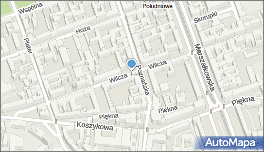 1 miejsce, Wilcza 51A, Warszawa 00-679 - Parking dla niepełnosprawnych