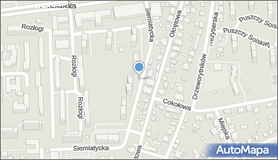 1 miejsce, Siemiatycka 22, Warszawa 01-312 - Parking dla niepełnosprawnych