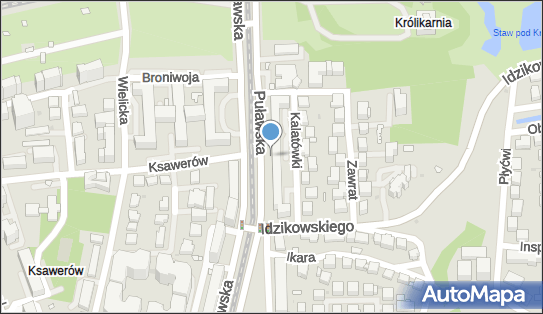 1 miejsce, Puławska 115, Mokotów - Parking dla niepełnosprawnych