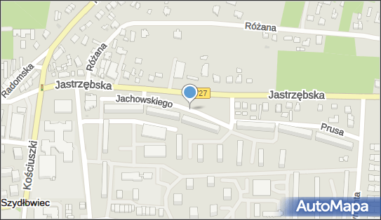 1 stanowisko, Jachowskiego Władysława 6, Szydłowiec 26-500 - Parking dla niepełnosprawnych