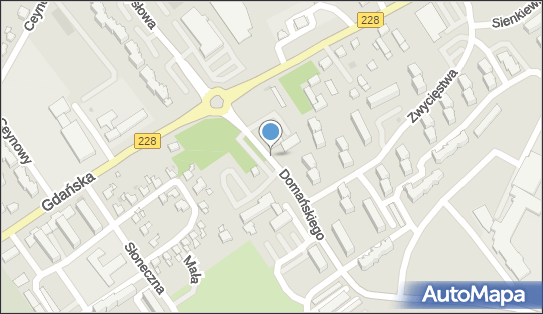 1 stanowisko, Domańskiego Bolesława, ks. dr. 1, Bytów 77-100 - Parking dla niepełnosprawnych