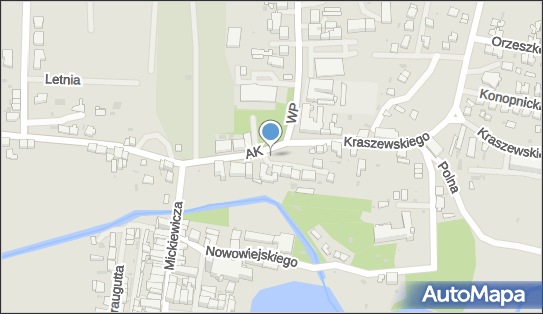 1 stanowisko, Plac Pocztowy, Barczewo - Parking dla niepełnosprawnych