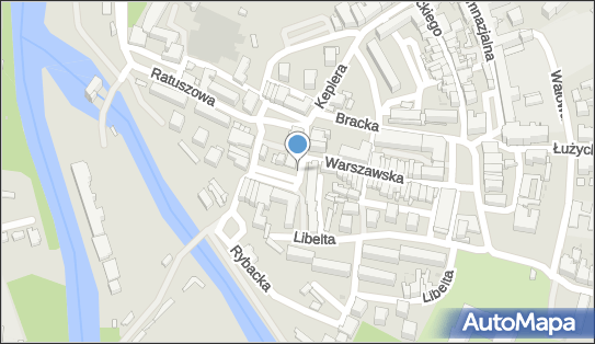 1 stanowisko, Rynek 33, Żagań 68-100 - Parking dla niepełnosprawnych
