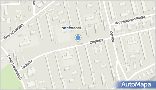 1 stanowisko, Zagłoby Jana Onufrego 27, Warszawa 02-495 - Parking dla niepełnosprawnych