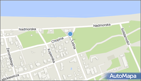 2 miejsca, Chopina Fryderyka 16, Ustka 76-270 - Parking dla niepełnosprawnych
