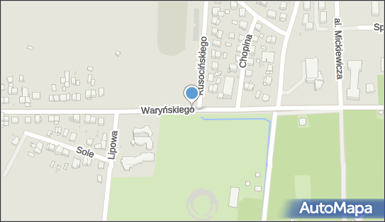 2 miejsca, Waryńskiego Ludwika, Busko-Zdrój 28-100 - Parking dla niepełnosprawnych