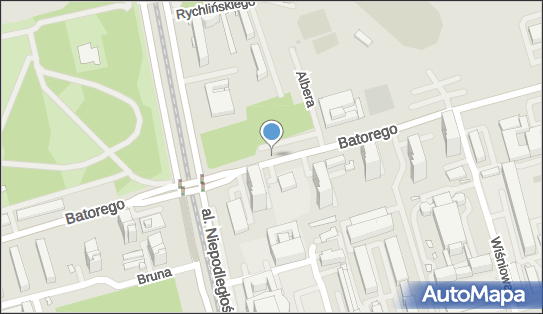 2 miejsca, Batorego vis a vis 35, Mokotów - Parking dla niepełnosprawnych