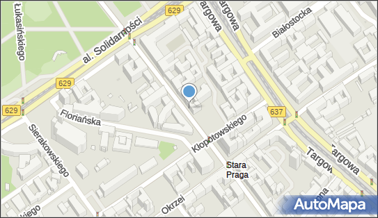 2 miejsca, Jagiellońska 28, Praga-Północ - Parking dla niepełnosprawnych