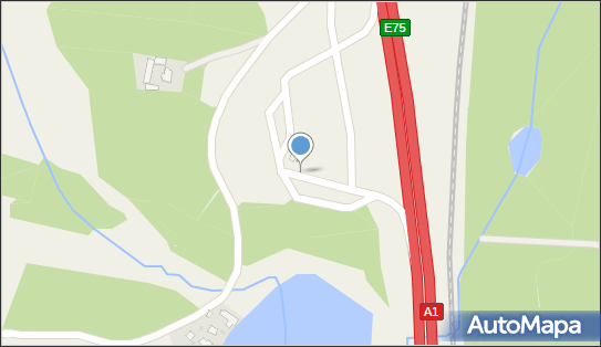 2 miejsca, A1, Gajewo - Parking dla niepełnosprawnych