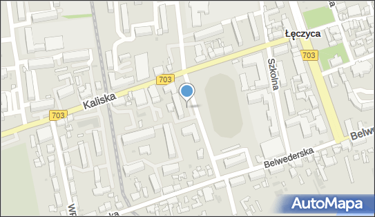 2 miejsca, Marii Konopnickiej 14, Łęczyca - Parking dla niepełnosprawnych
