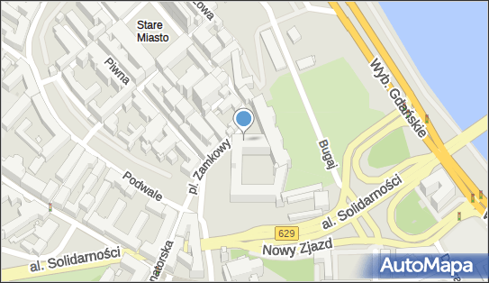 2 miejsca, Plac Zamkowy, Warszawa - Parking dla niepełnosprawnych