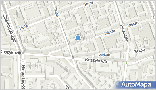2 miejsca, Wilcza 69, Warszawa 00-679 - Parking dla niepełnosprawnych