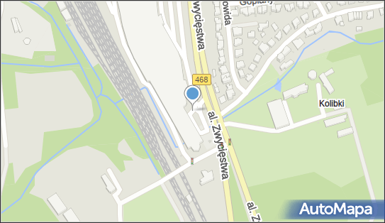 2 miejsca, DW 468, Aleja Zwycięstwa, Gdynia - Parking dla niepełnosprawnych