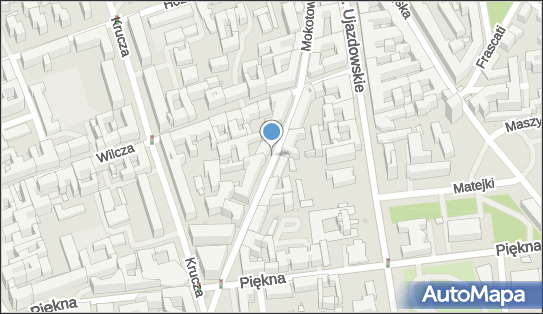 2 miejsca, Mokotowska 57, Warszawa 00-542 - Parking dla niepełnosprawnych