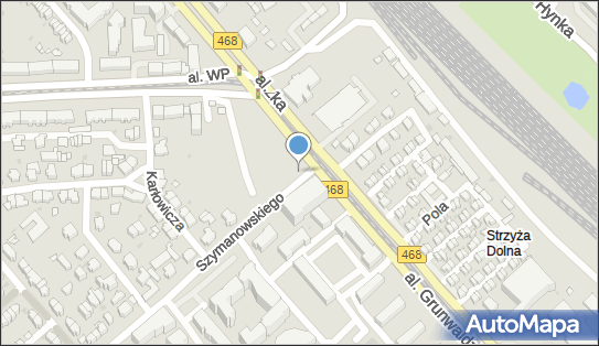 2 miejsca, Szymanowskiego Karola 2, Gdańsk 80-280 - Parking dla niepełnosprawnych