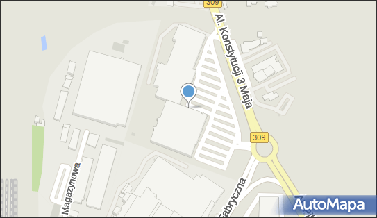 3 miejsca, Poznańska 5, Leszno 64-100 - Parking dla niepełnosprawnych