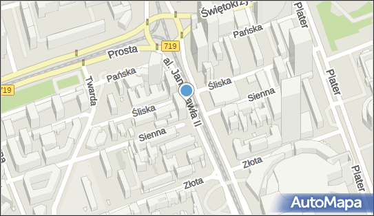 3 miejsca, Aleja Jana Pawła II 11, Warszawa 00-828 - Parking dla niepełnosprawnych