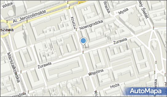3 miejsca, Krucza 41/43a, Warszawa 00-525 - Parking dla niepełnosprawnych