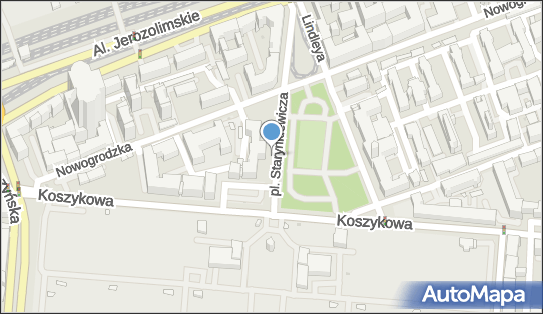 3 miejsca, pl. Sokratesa Starynkiewicza, Warszawa - Parking dla niepełnosprawnych