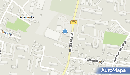 4 miejsca, Aleja 600-lecia, Sochaczew - Parking dla niepełnosprawnych