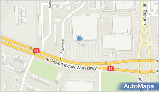Parking dla niepełnosprawnych Przed Tesco, Kozienia Zdzisława 35-328 - Parking dla niepełnosprawnych