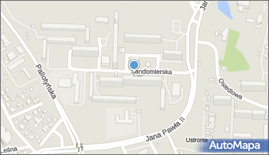 Parking dla niepełnosprawnych, Sandomierska 11, Radom 26-611 - Parking dla niepełnosprawnych