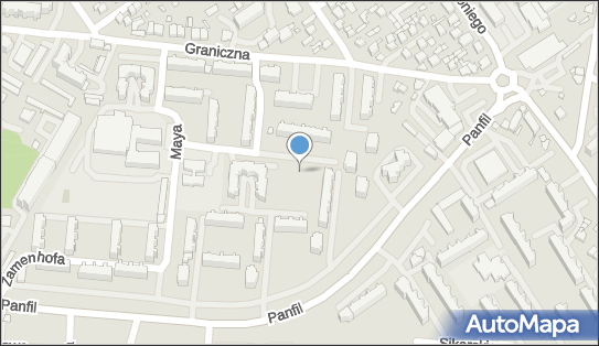 Parking dla niepełnosprawnych, Graniczna 21, Tomaszów Mazowiecki 97-200 - Parking dla niepełnosprawnych