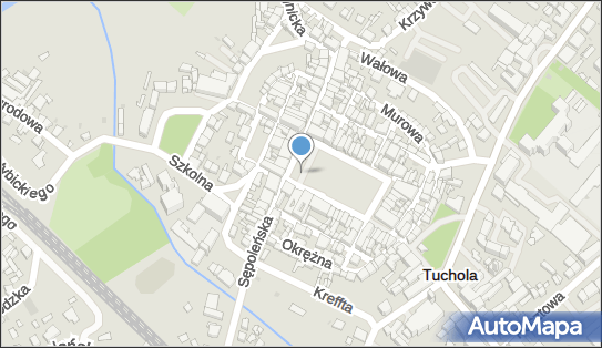 Parking dla niepełnosprawnych, Plac Wolności, Tuchola - Parking dla niepełnosprawnych
