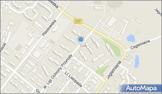 Parking dla niepełnosprawnych, Aleja Ligi Ochrony Przyrody - Parking dla niepełnosprawnych