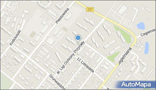 Parking dla niepełnosprawnych, Aleja Ligi Ochrony Przyrody - Parking dla niepełnosprawnych
