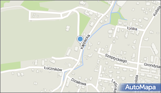 Parking dla niepełnosprawnych, Karpacka 160, Bielsko-Biała 43-316 - Parking dla niepełnosprawnych