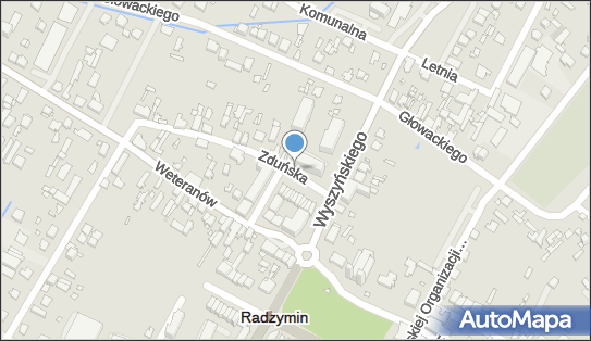 Parking dla niepełnosprawnych, Stary Rynek 25/1, Radzymin 05-250 - Parking dla niepełnosprawnych