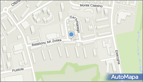 Parking dla niepełnosprawnych, Batalionu AK Zośka, Warszawa 01-122 - Parking dla niepełnosprawnych