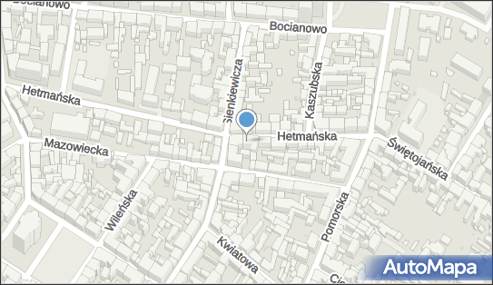 Parking dla niepełnosprawnych, Hetmańska 15, Bydgoszcz - Parking dla niepełnosprawnych