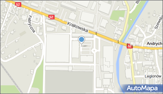 Parking dla niepełnosprawnych, Krakowska 83g, Andrychów - Parking dla niepełnosprawnych