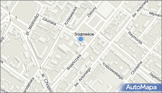 Parking dla niepełnosprawnych, Zielony Rynek 11/13, Włocławek 87-800 - Parking dla niepełnosprawnych