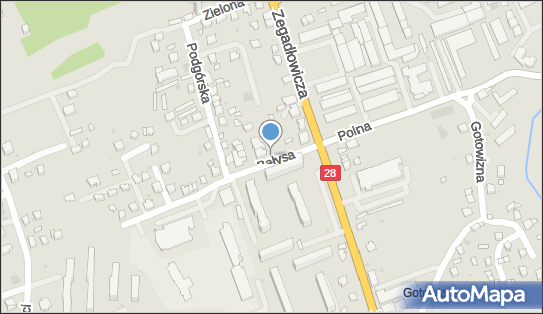 Parking dla niepełnosprawnych, Bałysa 6a, Wadowice 34-100 - Parking dla niepełnosprawnych
