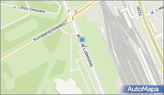 Parking dla niepełnosprawnych, al. Unii Lubelskiej, Łódź - Parking dla niepełnosprawnych