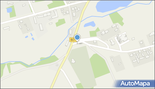 Cmentarny, DW 807, Gończyce - Parking