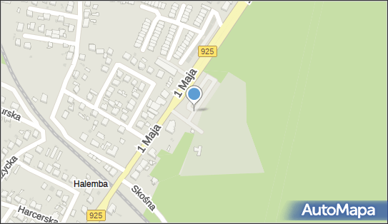 Cmentarz komunalny Halemba w Rudzie Śląskiej, DW925, 1 Maja 76 41-706 - Parking