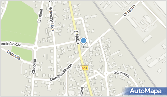 Parking sklepu Dino, 1 Maja323 33a, Leszno 64-100 - Parking